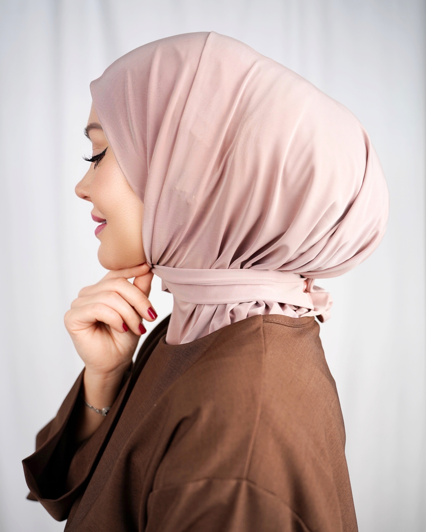 Express Liquid Jersey Hijab - Nude