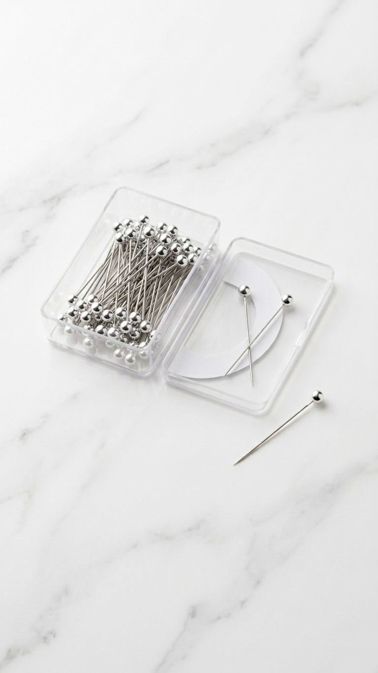 Premium Hijab-Nadeln | Silber| Minimalistisches Design