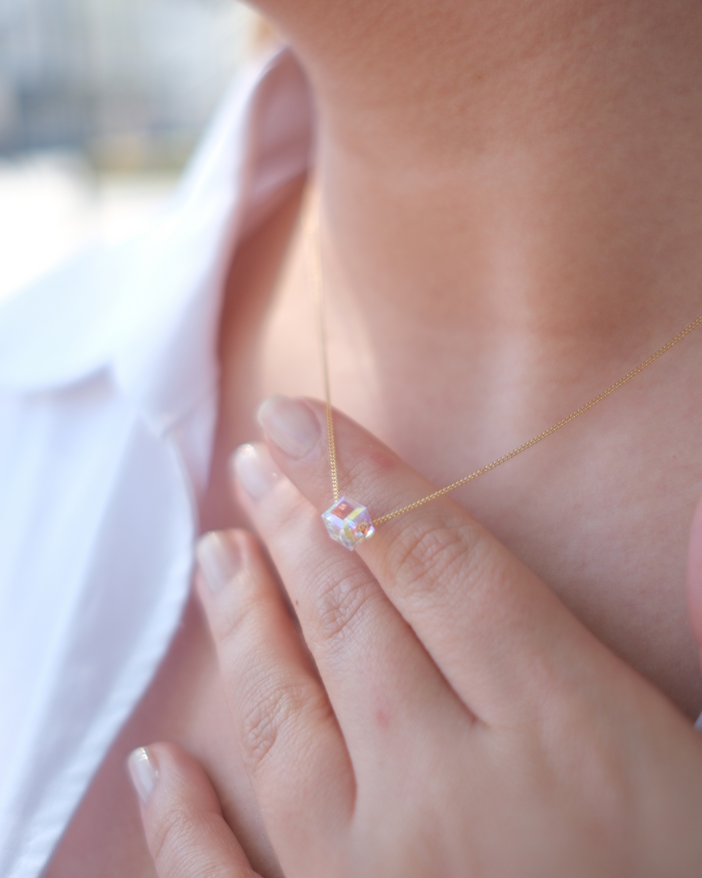 Crystalflare Roségold - Halskette