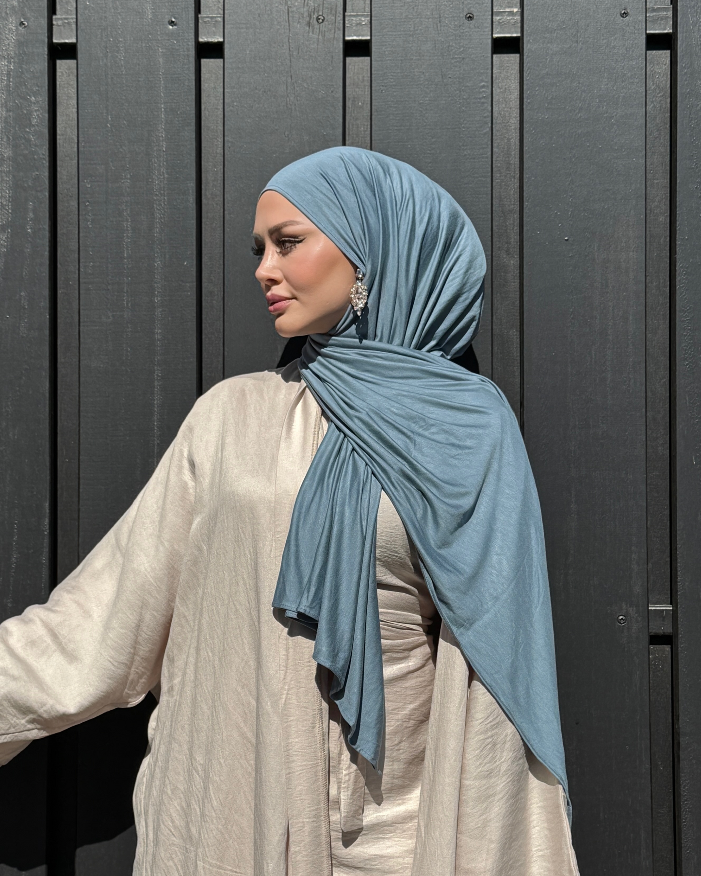 Premium Cotton Jersey - Ozeanblau