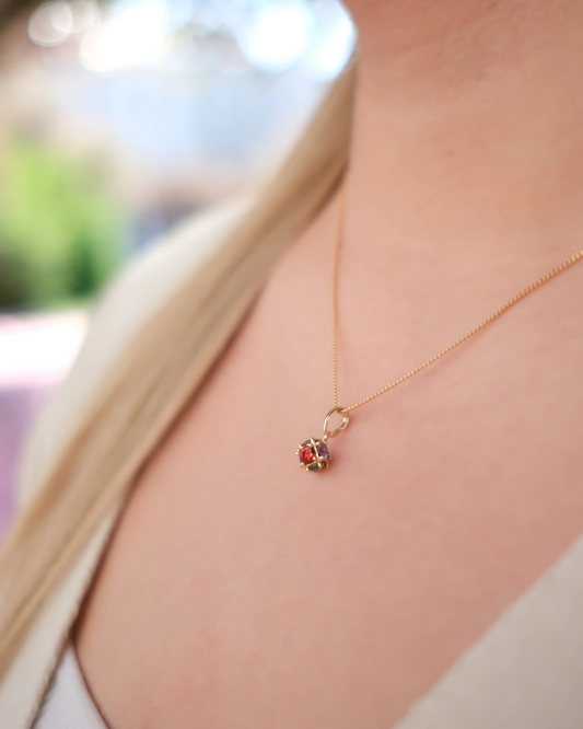 Prisma Aurora Élégance Roségold - Halskette