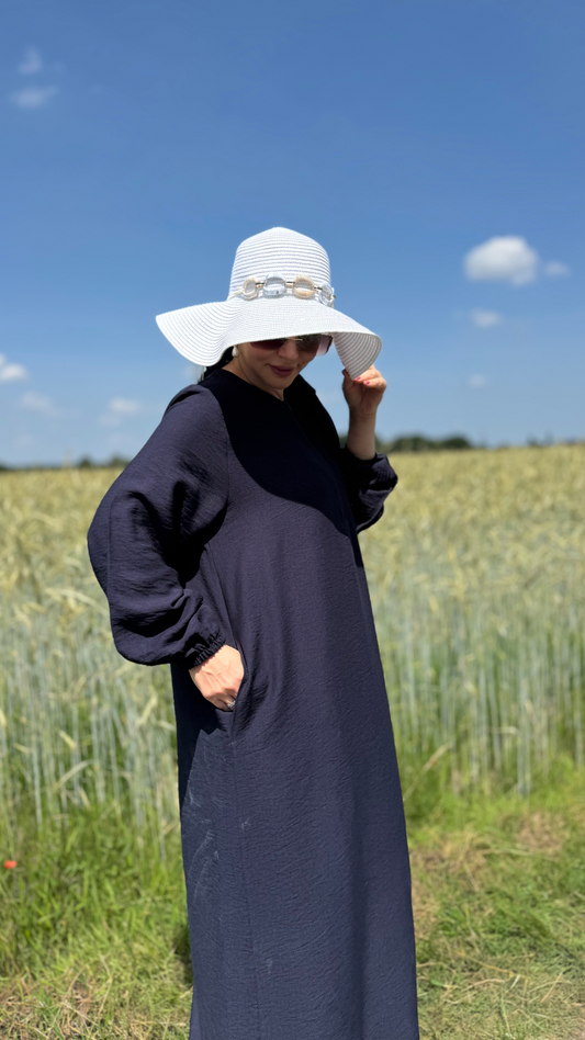 Basic Abaya - Dunkelblau