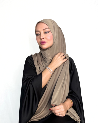 Premium Liquid Schal - Khaki