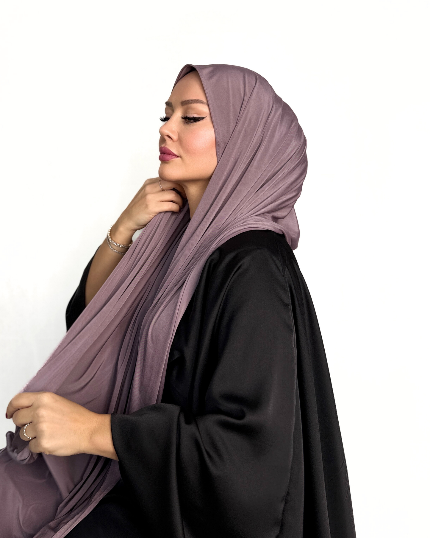 Premium Liquid Schal -  Lavender