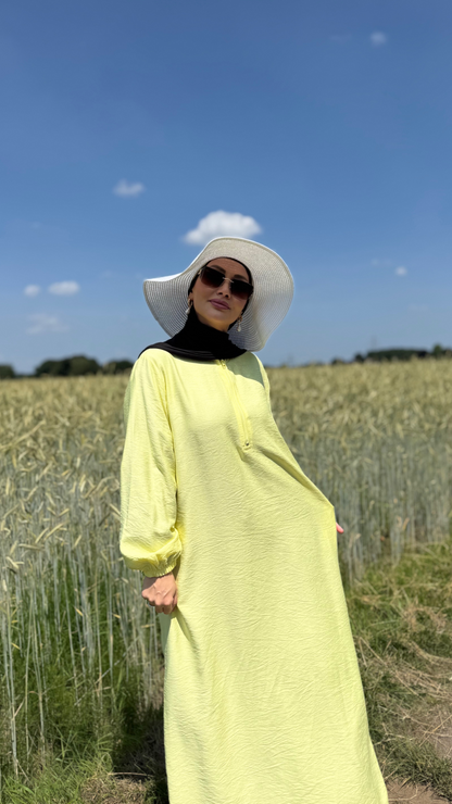 Basic Abaya - Gelb