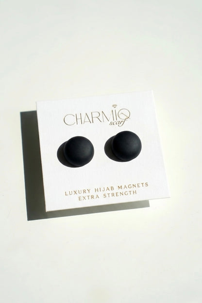 CHARMIQ Premium Hijab-Magnete | Schwarz
