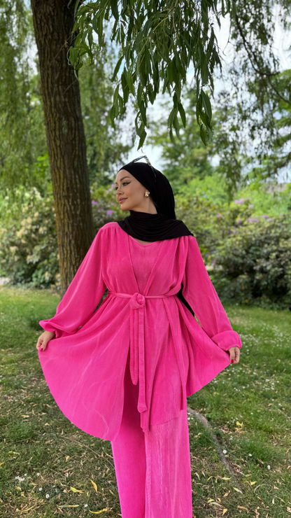 Perla Set - Fuchsia Pink