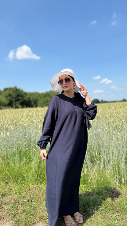 Basic Abaya - Dunkelblau