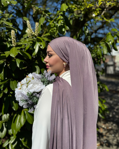 Premium Liquid Schal -  Lavender