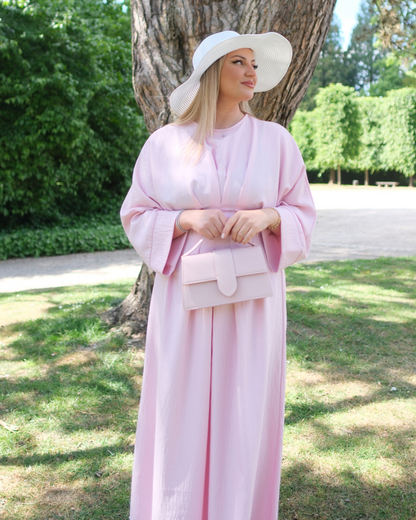 Handtasche - Kunstleder - Rosa