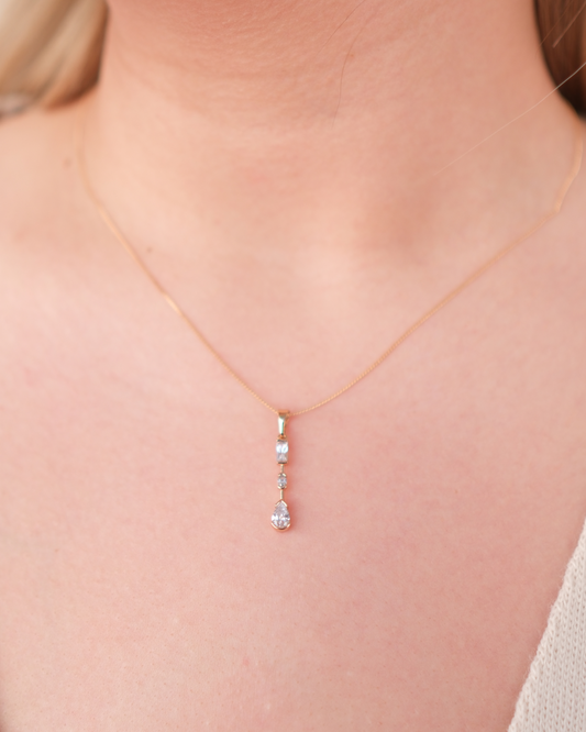 Silent Radiance - Halskette Roségold