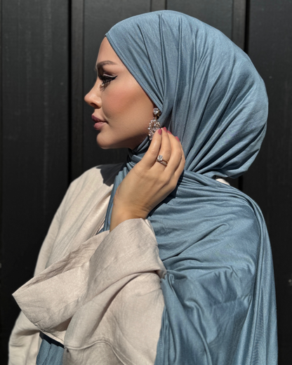 Premium Cotton Jersey - Ozeanblau