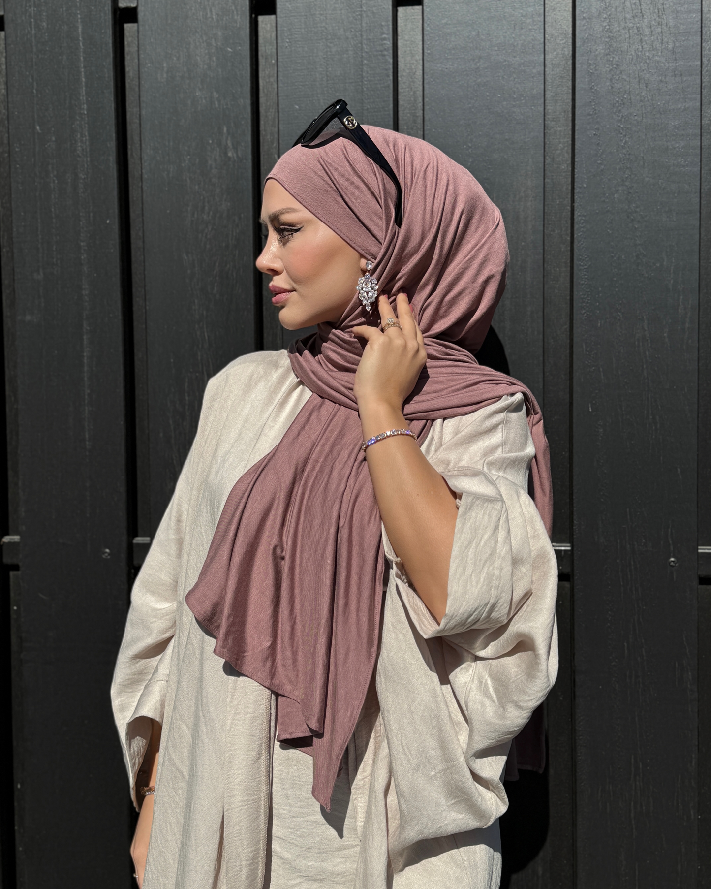 Premium Cotton Jersey - Puderrosa