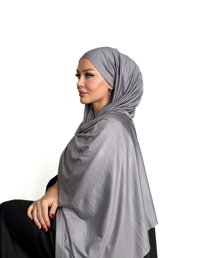 Premium Cotton Jersey - Sternengrau