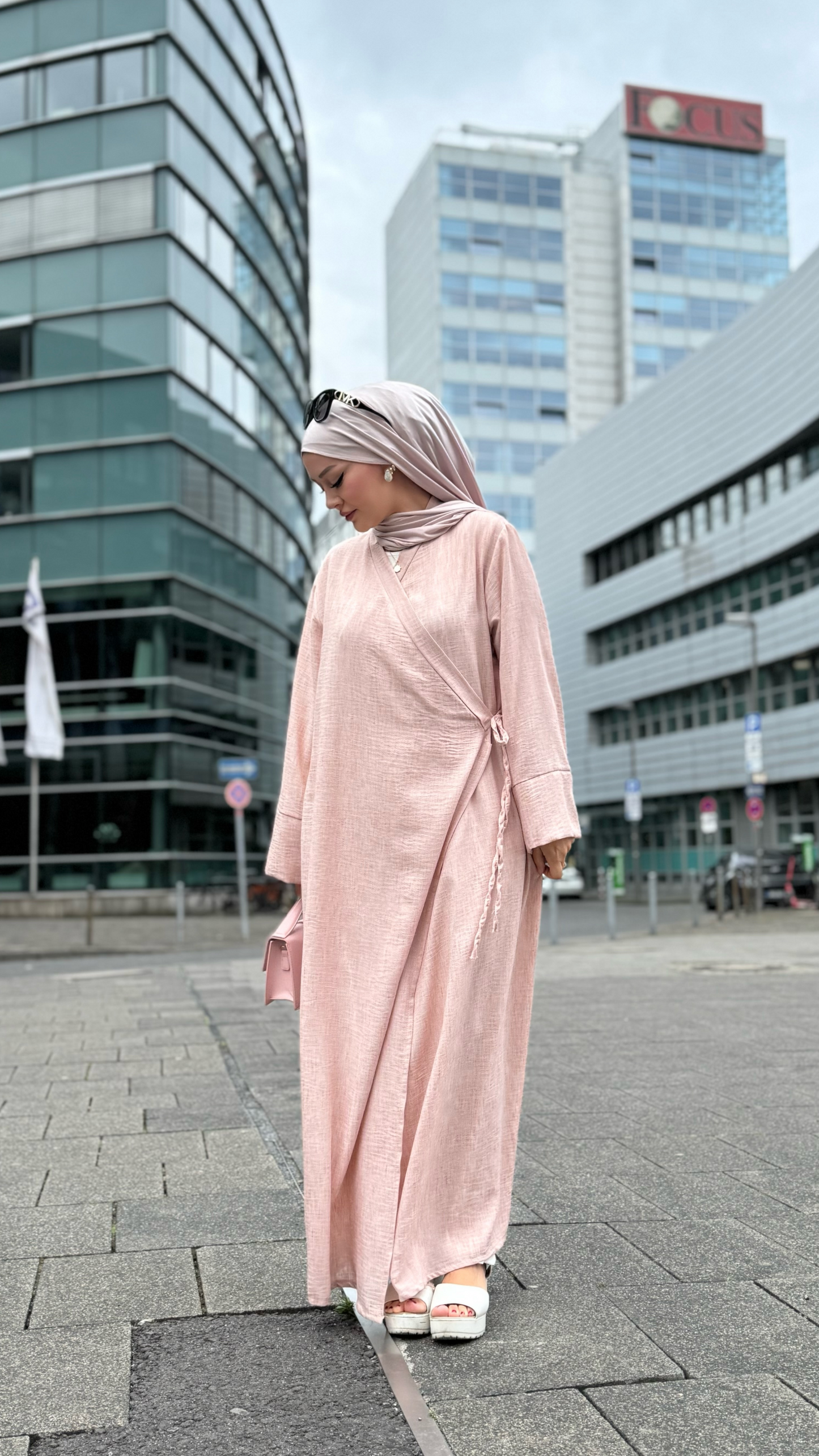 Layla Wickelkleid -  Rosa