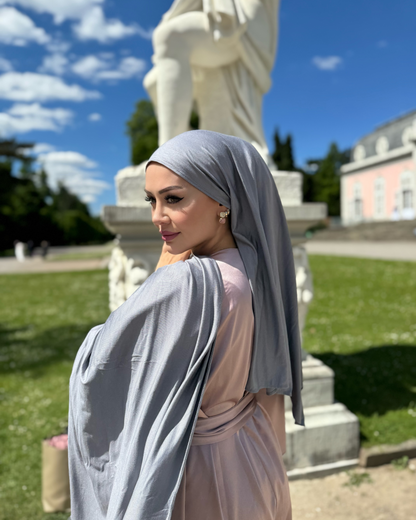 Premium Cotton Jersey - Sternengrau