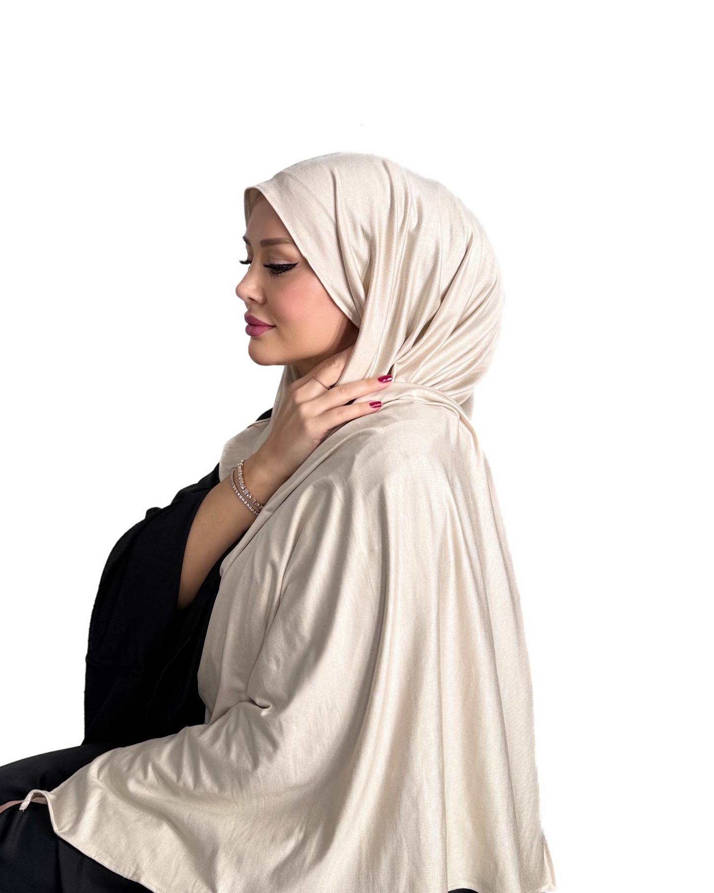 Premium Cotton Jersey - Goldbeige