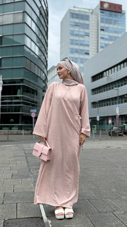 Layla Wickelkleid -  Rosa