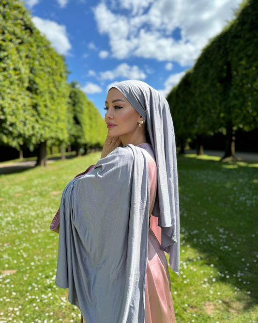 Premium Cotton Jersey - Sternengrau