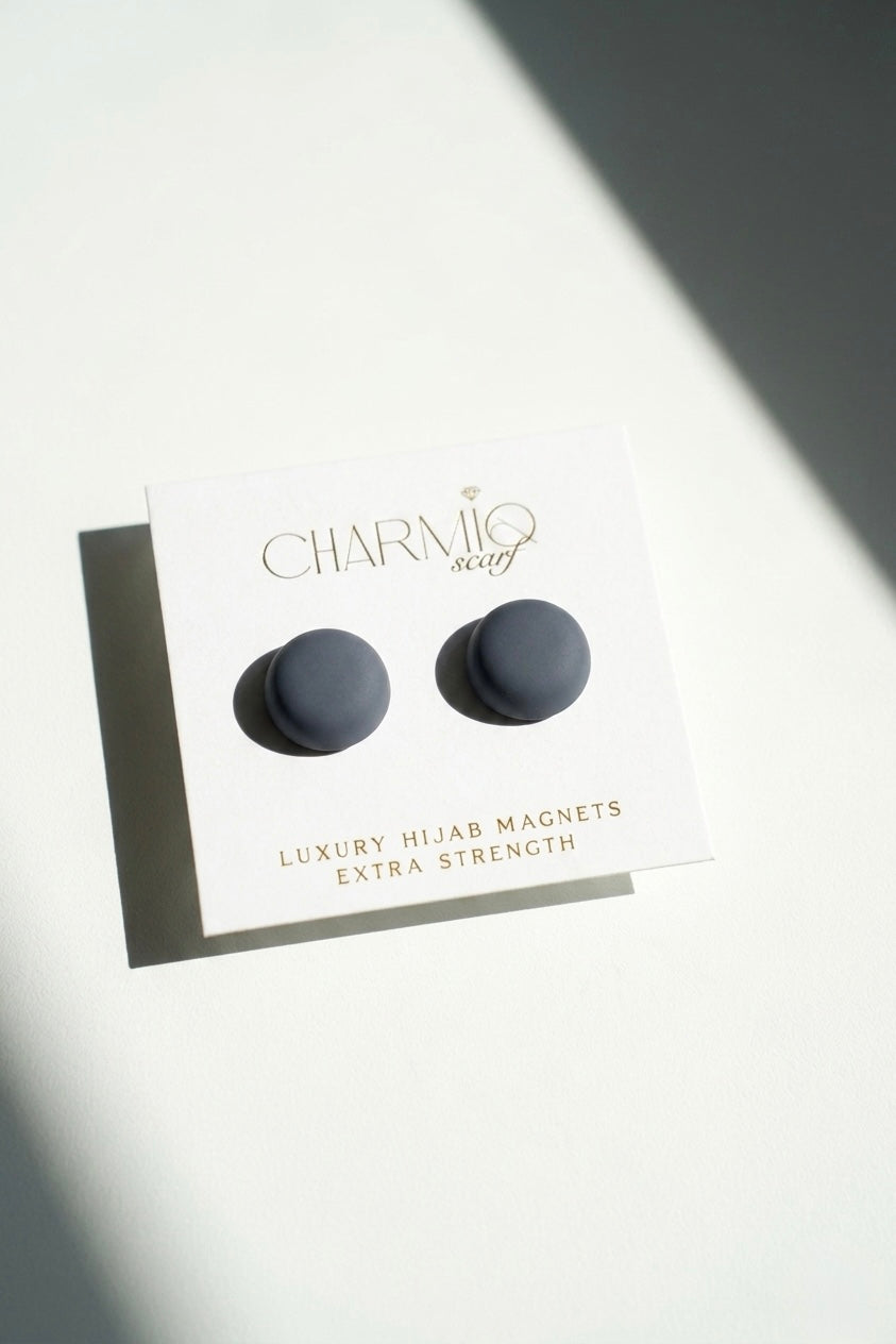 CHARMIQ Premium Hijab-Magnete | Anhtrazit