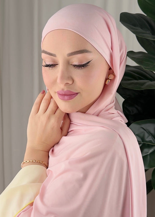 Voile jersey de qualité supérieure – Pure Blush