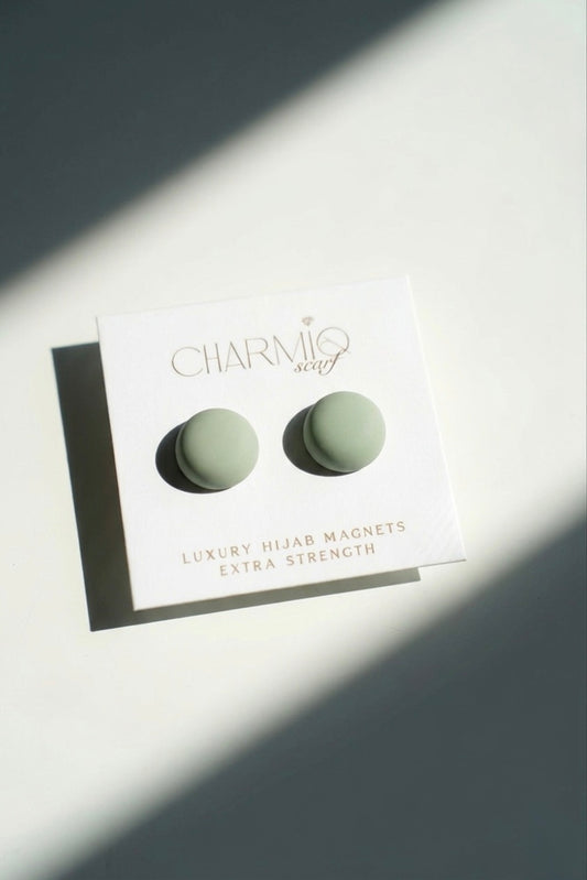 CHARMIQ Premium Hijab-Magnete | Soft Khaki