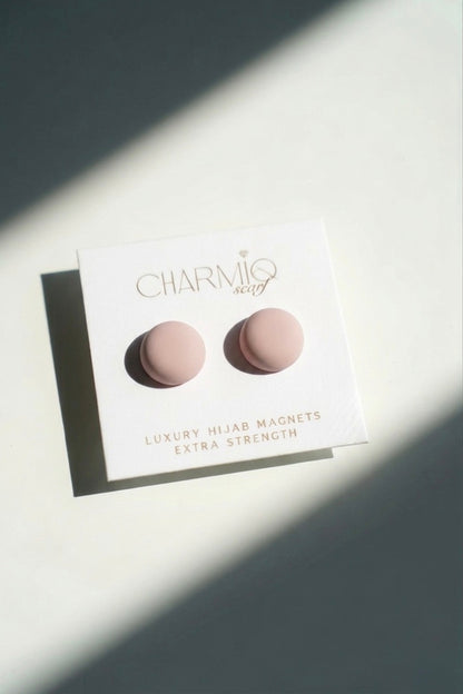 CHARMIQ Premium Hijab-Magnete | Soft Rosa