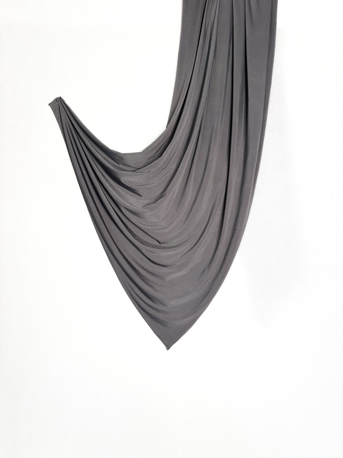 Premium Liquid Schal - Silbergrau