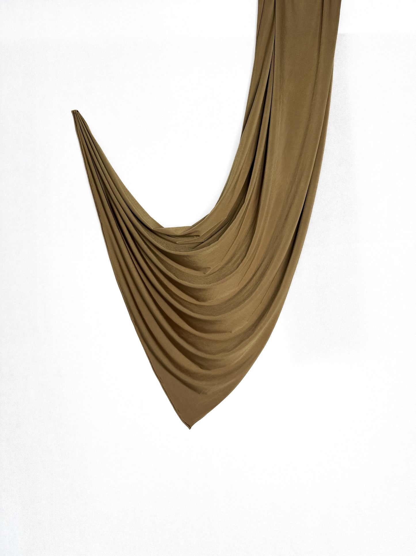 Premium Liquid Schal - Olivgrün