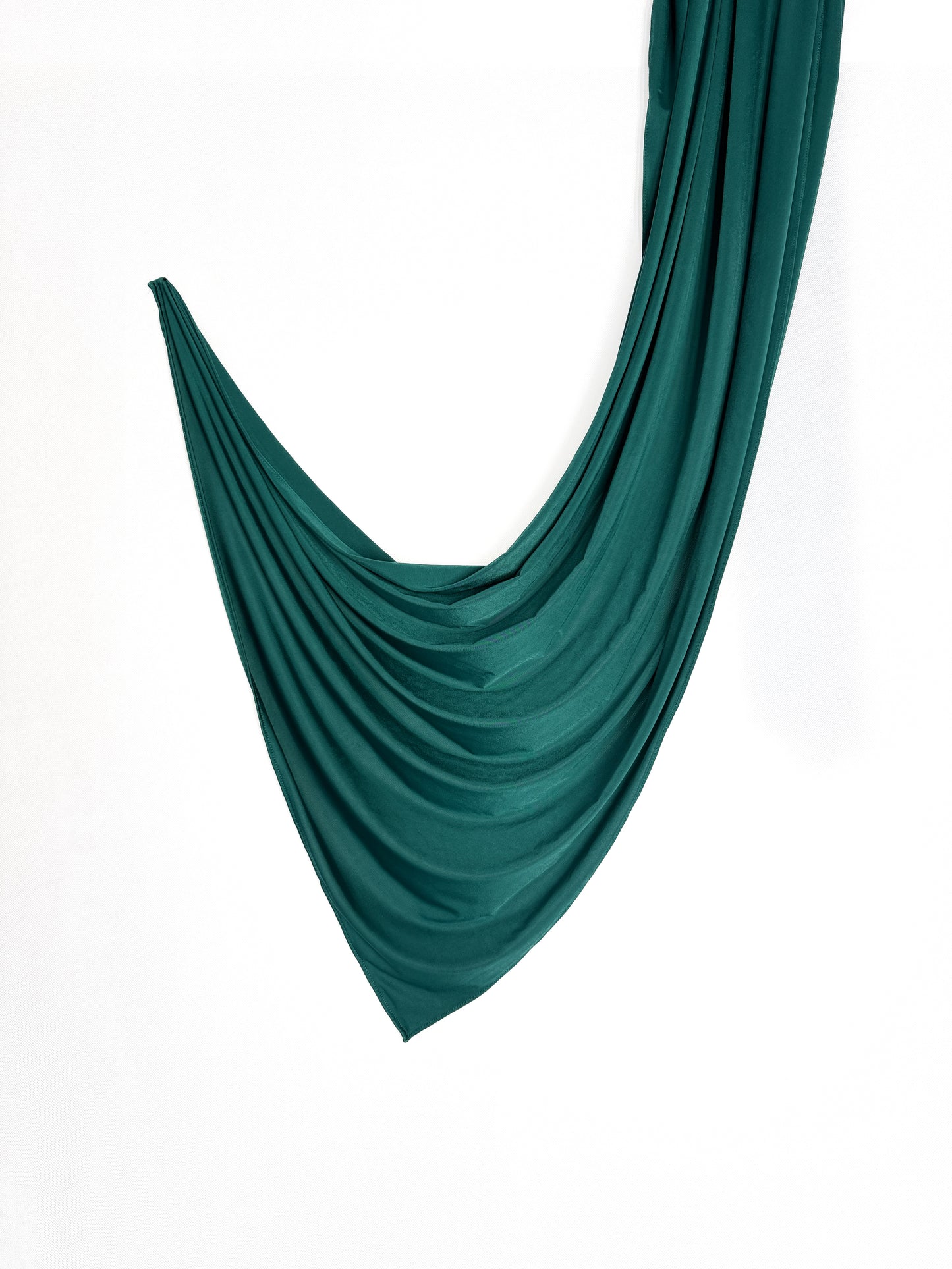 Premium Liquid Schal - Smaragdgrün