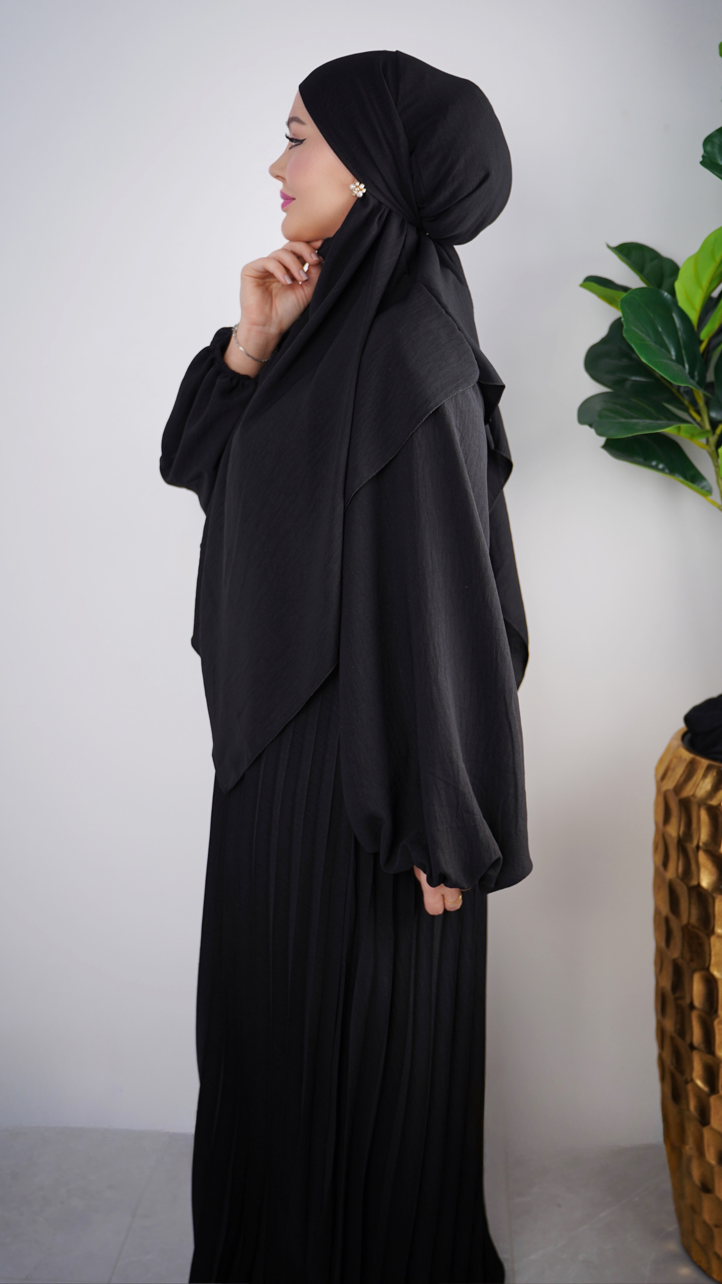 Premium 2-Teiler Khimar Set – Eleganz & Komfort für Ramadan & Alltag