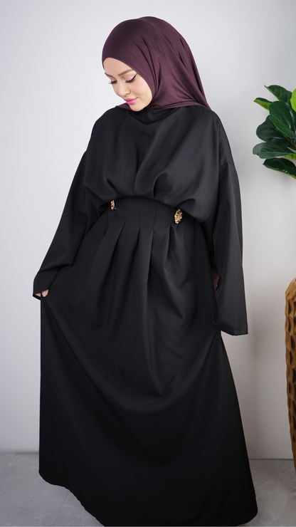 Luna Gold Kleid - Eleganz mit goldenen Details